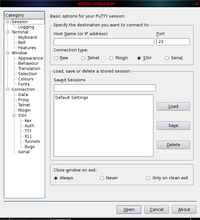 qputty configuration